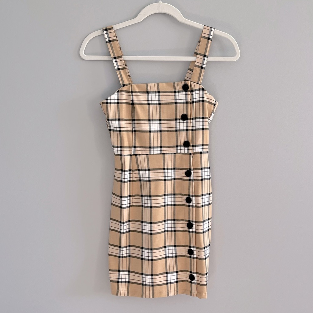 Plaid Jumper Schoolgirl Dress Sleeveless